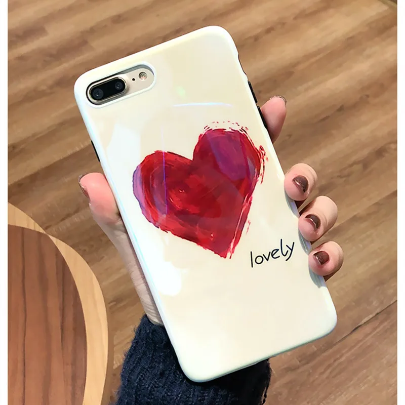 Soft-TPU-Phone-Case-for-iPhone-7-8-6-6s-Plus-Graffiti-simple--love-heartr-lovers-for-iPhone-X-Blue-light-Case-Cover-Conque (9)