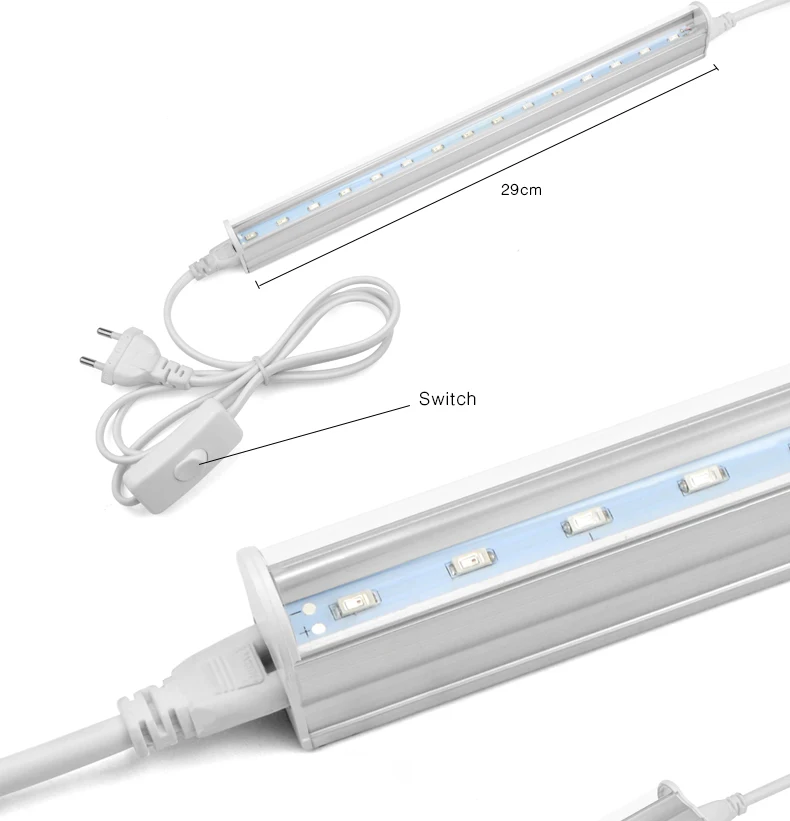 11 Красный: 4 синий светодиодный светильник для роста растений 110 V-220 V 25W Светодиодный светильник для садоводства