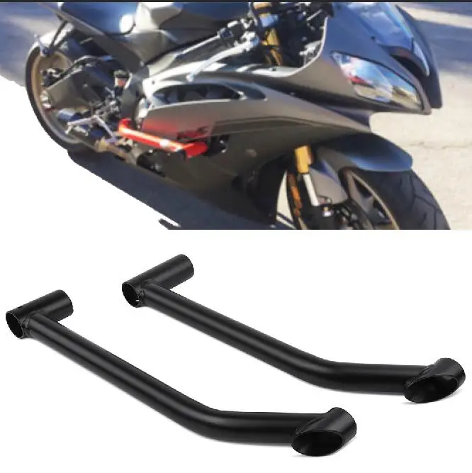 

Motorcycle Crash Bar Engine Sliders Frame Guard Race Rail Bumper Frash Protector for 2008-2015 Yamaha YZF-R6 YZF R6 600 Black