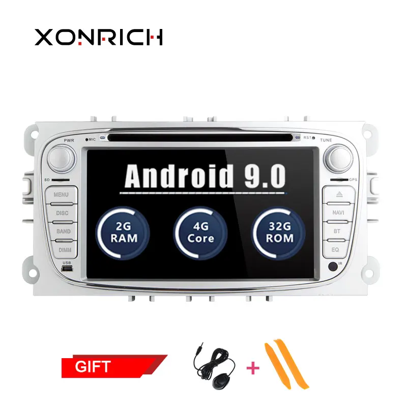 

2 Din Android Autoradio Car Multimedia player GPS Navi For FORD/Focus/Mondeo/S-MAX/C-MAX/Galaxy/Kugu IPS WIFI OBD