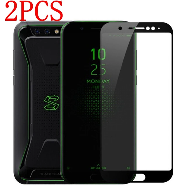 

2PCS 3D Tempered Glass For Xiaomi Black Shark Full screen Cover Screen Protector Film For Xiaomi Black Shark
