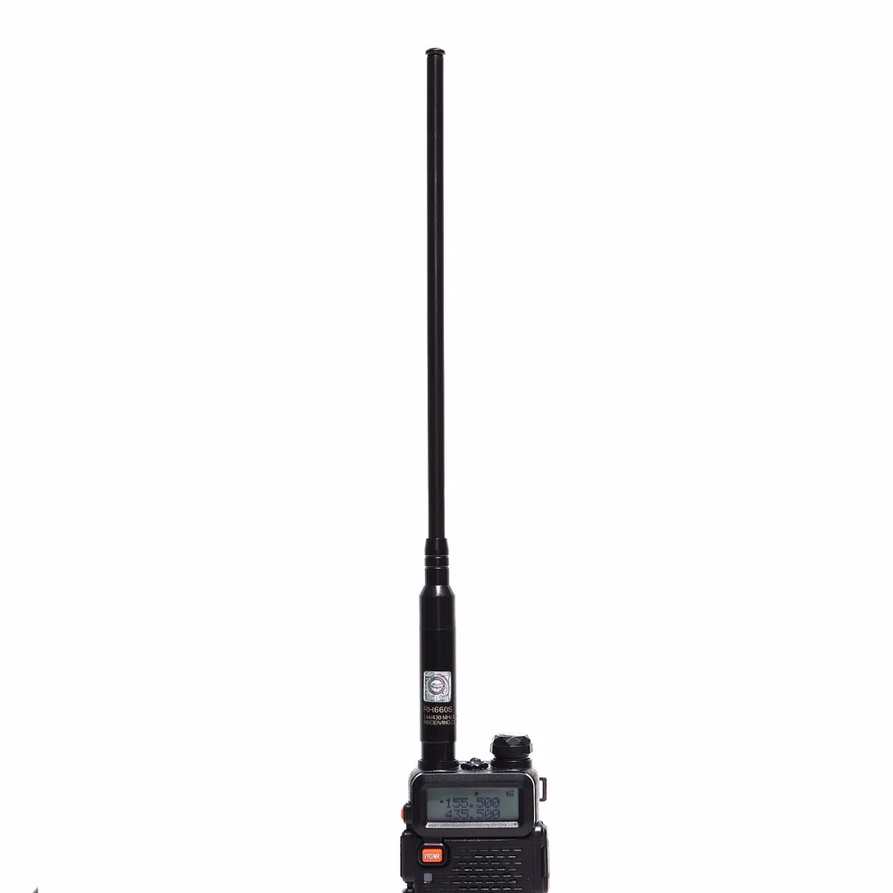 Abbree RH 660S SMA Женская 144/430 МГц двухдиапазонная антенна RH660S для BaoFeng стандартная