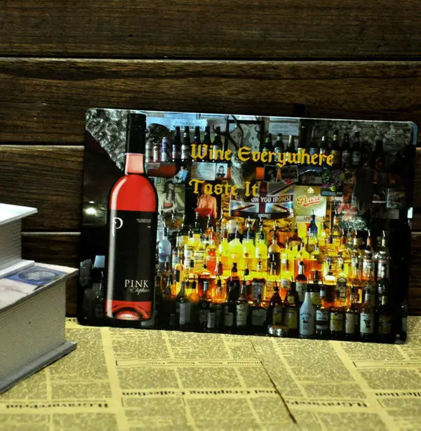 [ Mike86 ] Wine Everything Taste it Metal signs Art wall decor House Cafe Iron Paintings B-25 Mix order 20*30 CM | Дом и сад