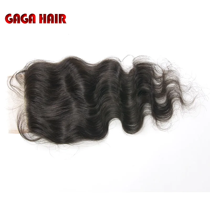 

100% Unprocessed Brazilian Virgin Human Hair Body Wave Silk Base Lace Closure 3.5X4 Free Part 10-20 inch Free Shipping