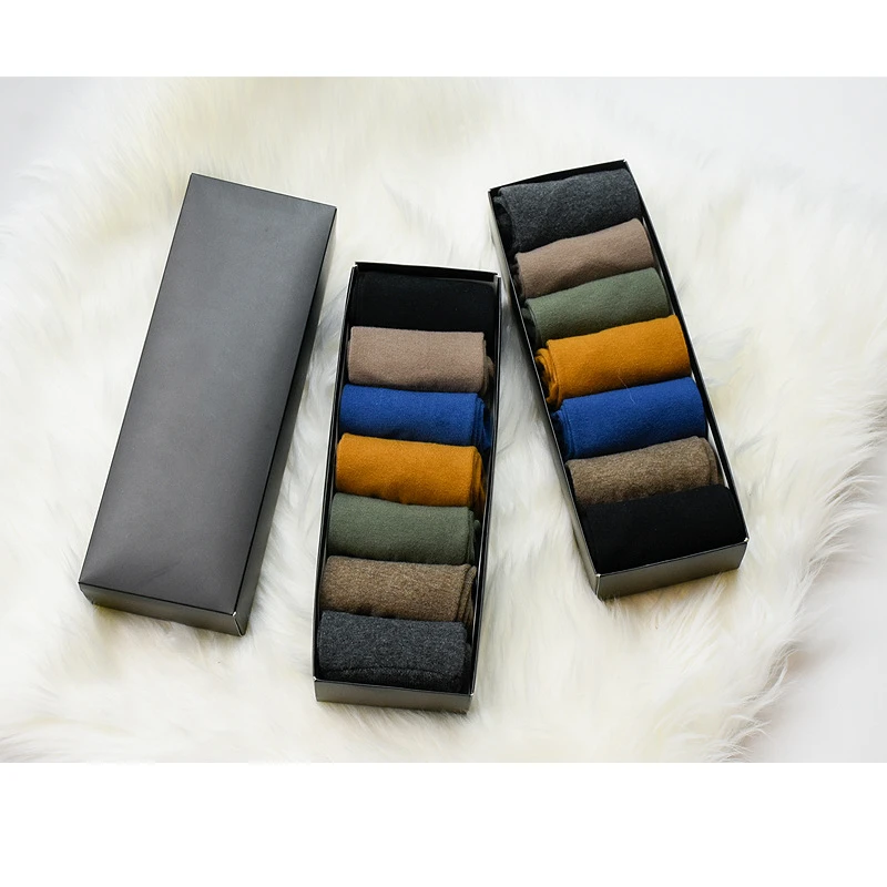 Мужские носки Socks7 весенние новые в подарочной коробке длинные модные