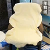 MUZZI Chair Cover Warm Hairy Carpet Seat Pad long Skin Fur Plain Fluffy Area Rugs 100% real Sheepskin  original  fsheepskin 2