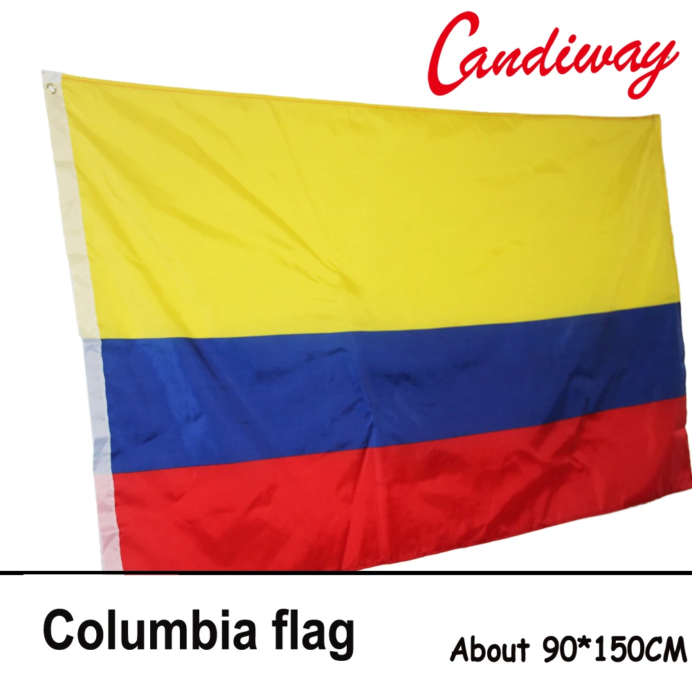 90x150 см район Коламбия флаг из полиэстера Крытый Открытый домашний декор NN043