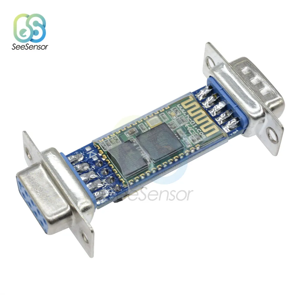 

RS232 HC-06 RF Wireless Bluetooth Transceiver Slave Module DB9 Interface Bluetooth Module Board Converter Adapter