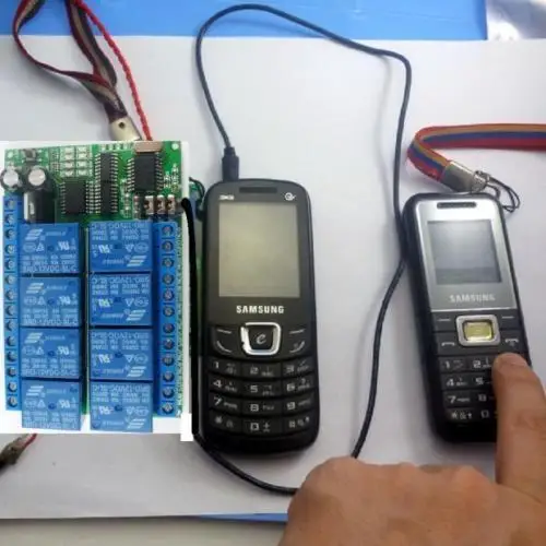 12 В постоянного тока 8 каналов реле DTMF MT8870 телефонная лампа дистанционное