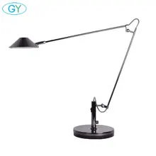 Metal folding long arm 6W LED table lamp modern creative art design led desk lamp for office hotel working desk lighting