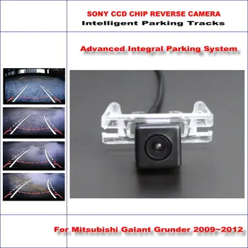 

Rear Back Up Camera For Mitsubishi Galant Grunder 2009~2012 Reverse Rear View Camera 580 TV Lines Intelligent Parking Tracks