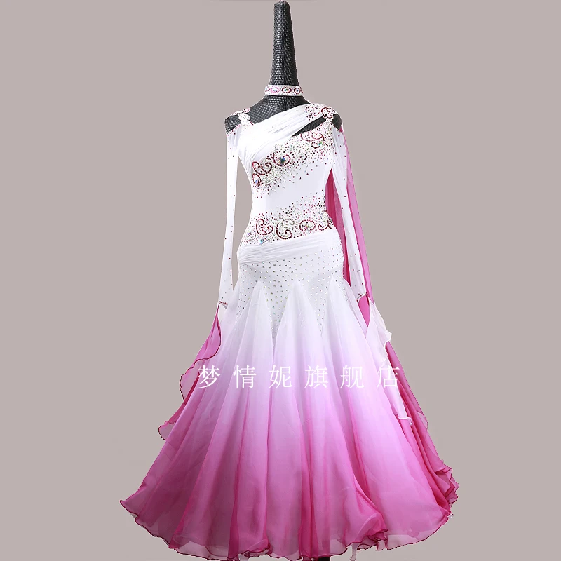 

Customize New ballroom dance dress standard ballroom waltz dresses ballroom dance competition dresses custom made MD1135