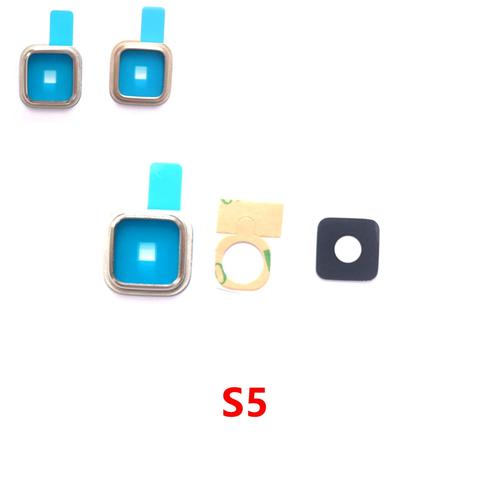 10x Rear Camera Lens Case+Adhesive Replacement For Samsung Galaxy S5 SV