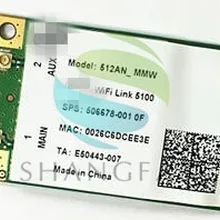 Wifi адаптер 5100AN 512AN 5100AGN MMW Mini PCI-e WLAN Беспроводная Wifi карта SPS: 480985-001 для hp CQ41 CQ50 CQ60 2730P 2230S