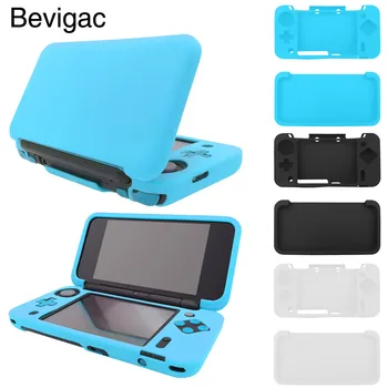 

Bevigac Soft Silicone Protective Skin Wrap Case Cover Shell Shockproof for Nintendo Nintend NEW 2DS XL LL 2DSXL 2DSLL Accessory