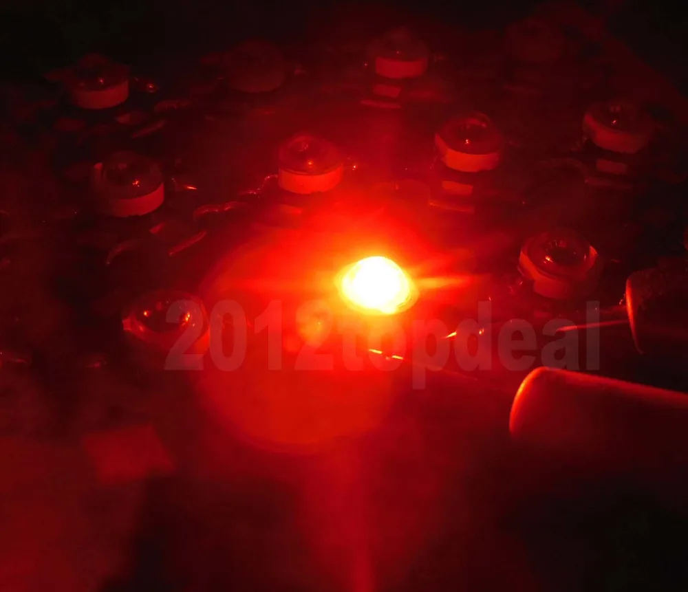20개 1W 3W 고전력 빨간색 LED 광 이미터 610-630NM 1W 3와트 LED 다이오드