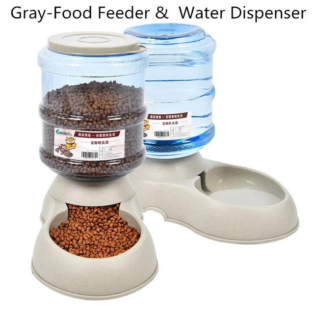 Automatic Pet Feeder 3 75l Large Plastic Drinking Fountain Dog