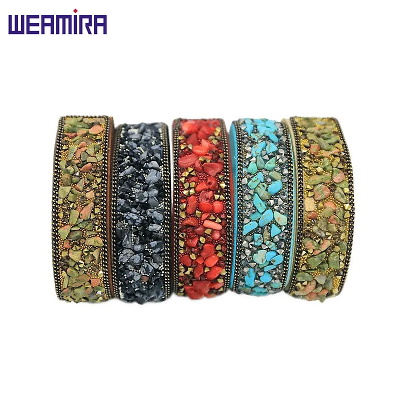 Новая Мода jewely женщина Браслет кнопку Регулируемая длина Высокого класса кожа