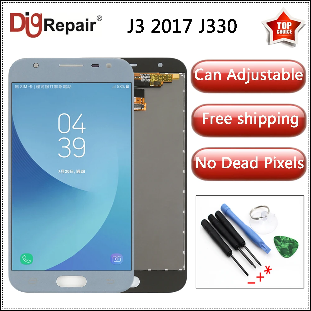 

J330F LCD For Samsung Galaxy J3 2017 LCD J330 J330F J330G LCD Display Touch Screen Digitizer Full Assembly Parts J3 2017 Screen