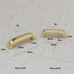 100 шт. 50 шт. 20 мм 25 мм внутри 1 дюйм Ширина 50 шт. DIY сумка/сумка серебряный светло-золотой металлический аксессуар, Арка мост Разъем вешалка