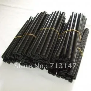 10 PCS Black and Clear Italy Keratin Glue Stick Hot Melt Glue Sticks for Fusion Tip Bonded Hair Extension