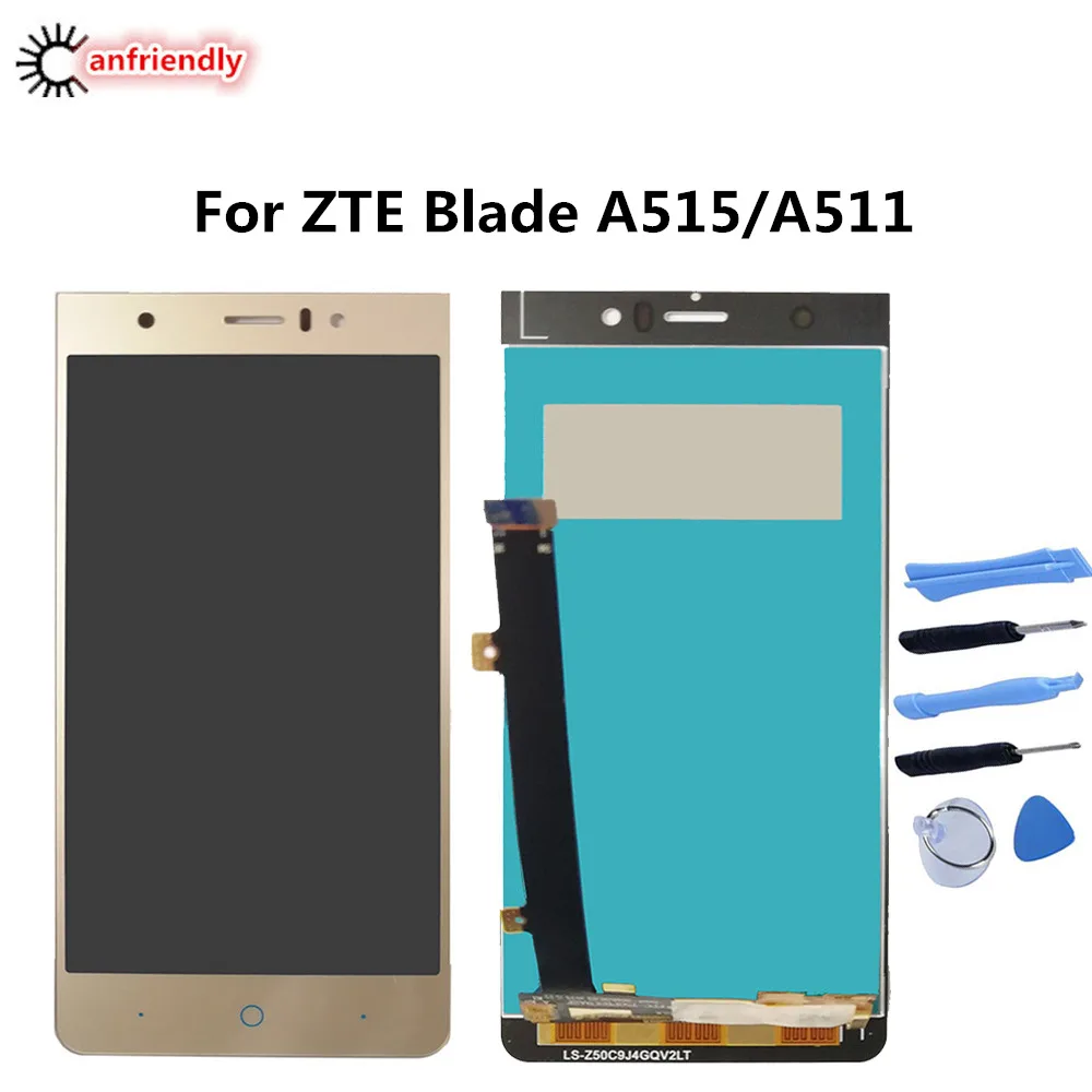 For ZTE Blade A515 A511 5.0" LCD Display+Touch Screen Replacement