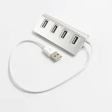 USB HUB 4 Port High Speed USB 2.0 Hub USB Port Portable HUB USB Splitter for Macbook PC Laptop Notebook Premium Aluminum Cable USB HUB 4 Port High Speed USB 2.0 Hub USB Port Portable HUB USB Splitter for Macbook PC Laptop Notebook Premium Aluminum Cable