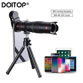 

DOITOP Cellphone Mobile Phone 22X Camera Zoom Optical Telescope Telephoto Lens For Samsung iPhone 8 7 6 6S SE Huawei Xiaomi LG