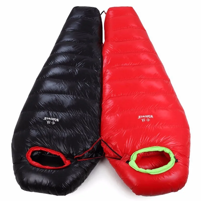 Открытый Портативный утка Пух спальный мешок ультра-легкий путешествия осенью и