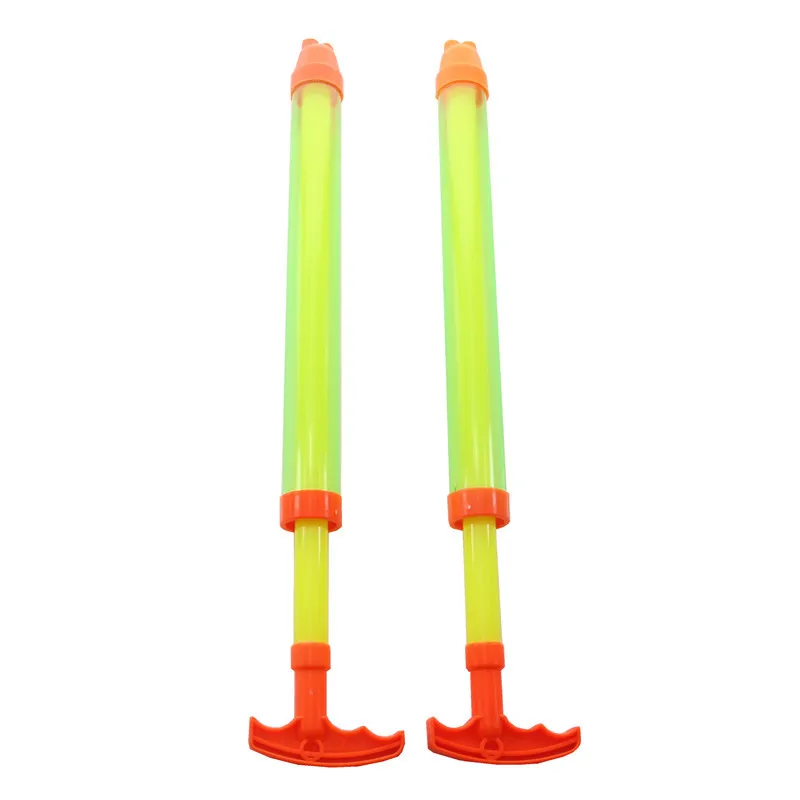 Creative Summer Outdoor Toy Water Cannon Beach Play Water Boy Puzzle Children Toy Pull-Type Transparent Plastic Water Gun