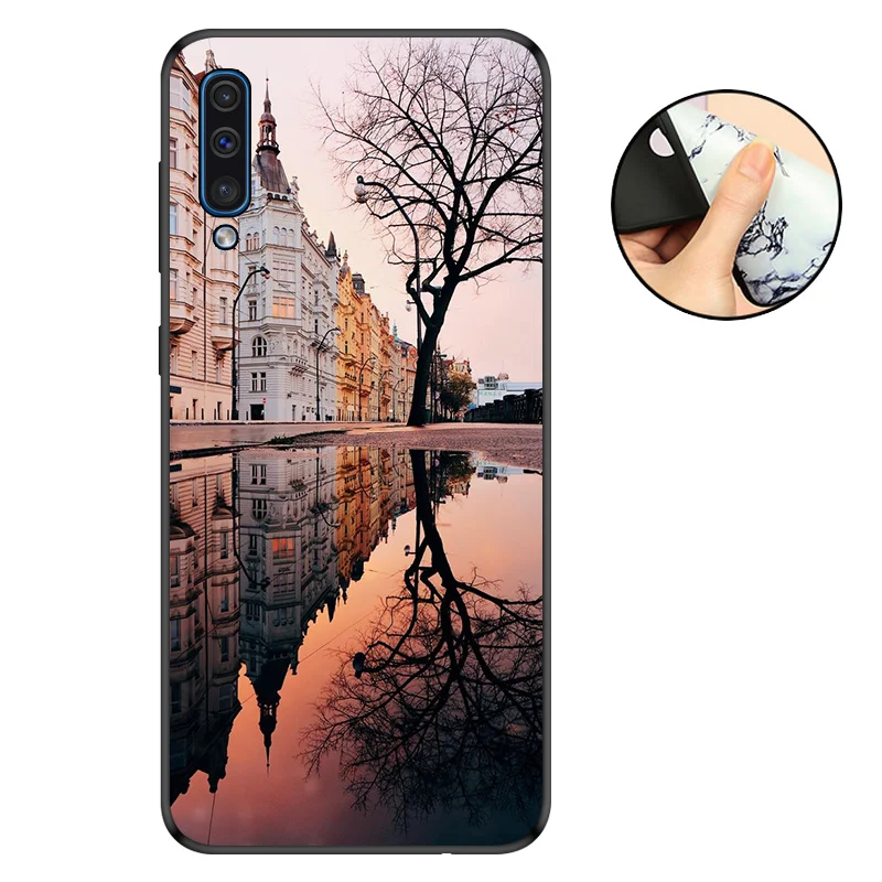 CROWNPRO FOR Funda Samsung A50 Case Matte TPU sFOR Samsung A50 Cover Silicone FOR Coque Samsung Galaxy A50 SM-A505F Phone Case
