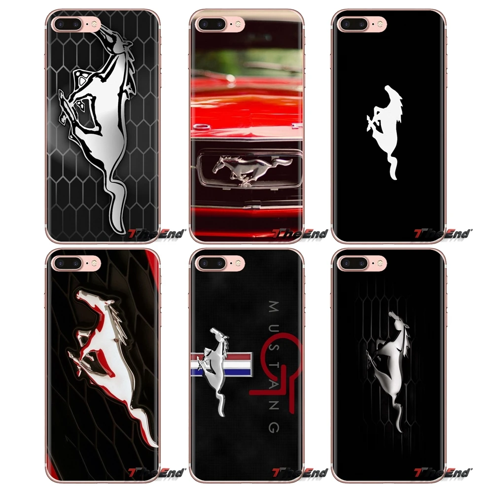 Ford Mustang GT Concept Boss Логотип для Samsung Galaxy S3 S4 S5 Mini S6 S7 Edge S8 S9 S10 Plus Note 3 4 5 8 9 силиконовый