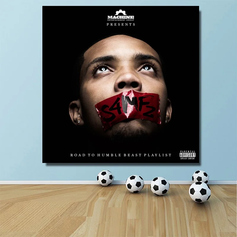 G Herbo S4MF2 постер Дорога к скромному зверю микстройт альбом Обложка печать на
