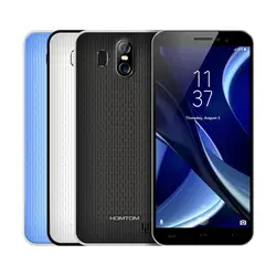 HOMTOM S16 5,5 "дюймов 18:9 HD MTK6580 4 ядра 3g мобильный телефон 2 ГБ Оперативная память 16 ГБ Встроенная память 13MP двойной CAM Android 7,0 3000 мАч смартфон