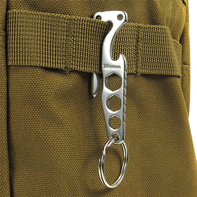 

Multifunctional Mini EDC Gear Pocket Suspension Clip Multi Tool Hex Wrenches