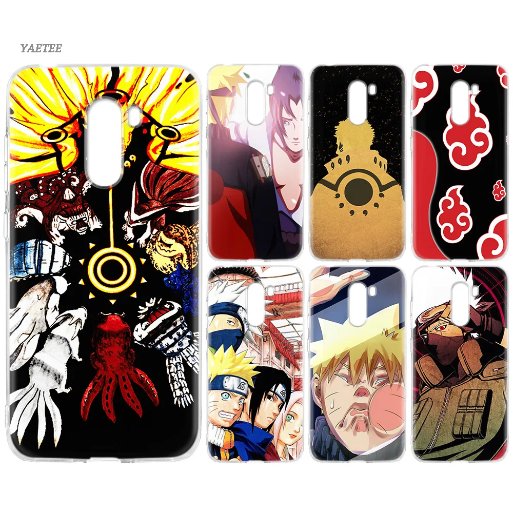 

Naruto Kakashi Sasuke Soft TPU Protect Case For Xiaomi Redmi Note 7 6 Pro 5 4 4X Xiomi Mi S2 A2 Lite 9 8 Mix 3 Pocophone F1 Capa