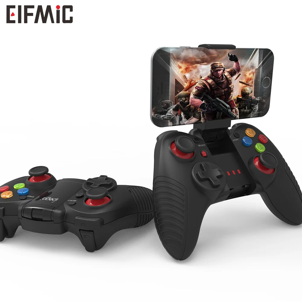 Wholesale Hot Sale ELFMIC Bluetooth Game-Pad Android Joystick Wireless Controller Remote Control Shutter Gamepad