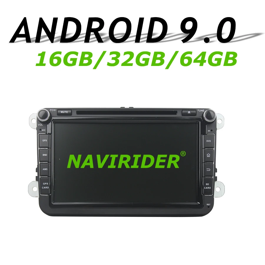 Top High configuration Octa Core Android 9.0 Car GPS For Caddy Passat CC Sagitar Tiguan Touran Seat CC Polo Golf 2006-2012 DVD radio 0