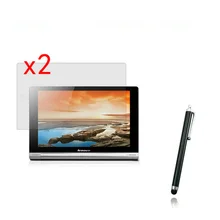 2x пленки+ 2x чистая ткань+ 1x Стилус, антибликовый матовый экран протектор Защитная пленка для Lenovo YOGA B8000 b8080 Tablet