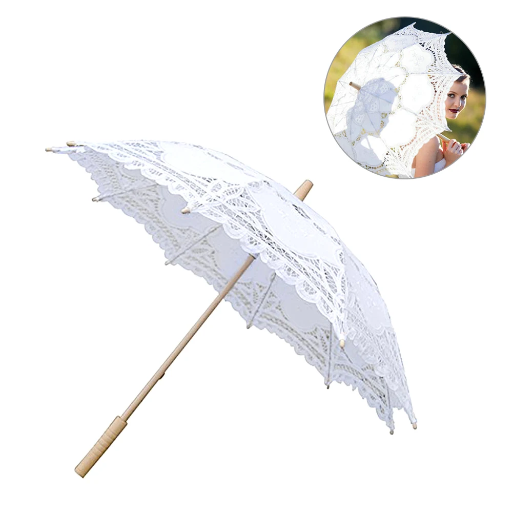 Европейский Стиль Вырез свадебные декоративный зонтик ручной работы черные кружевные зонтик на заказ подарок зонтик