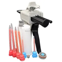 5 шт. 10:1 смешанные насадки смеситель для эпоксидной смолы смешивания сопла+ 50 мл 10:1 акриловая силиконовая аппликатор+ 50 мл 1:10 картридж