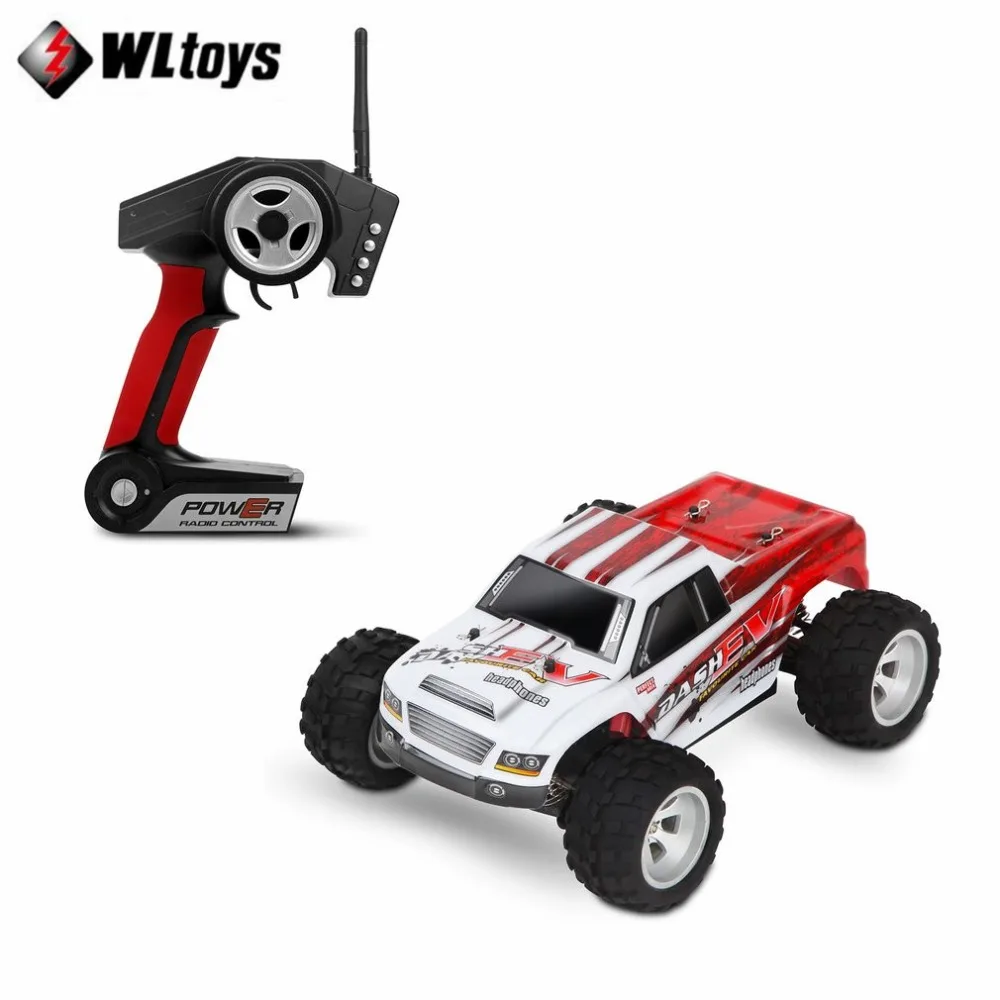 

WLtoys A979-B 2.4GHz 1/18 Scale Full Proportional 4WD RC Car 70KM/h High Speed Brushed Motor Electric RTR Off-road Truck fi