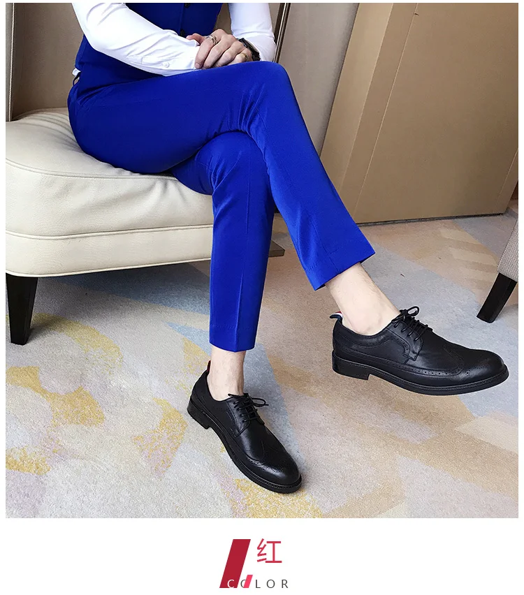 Spring and Summer Men's Trousers, Fashion Pure White Pants, Fashion Japan Style Simple Business Casual Trousers Men