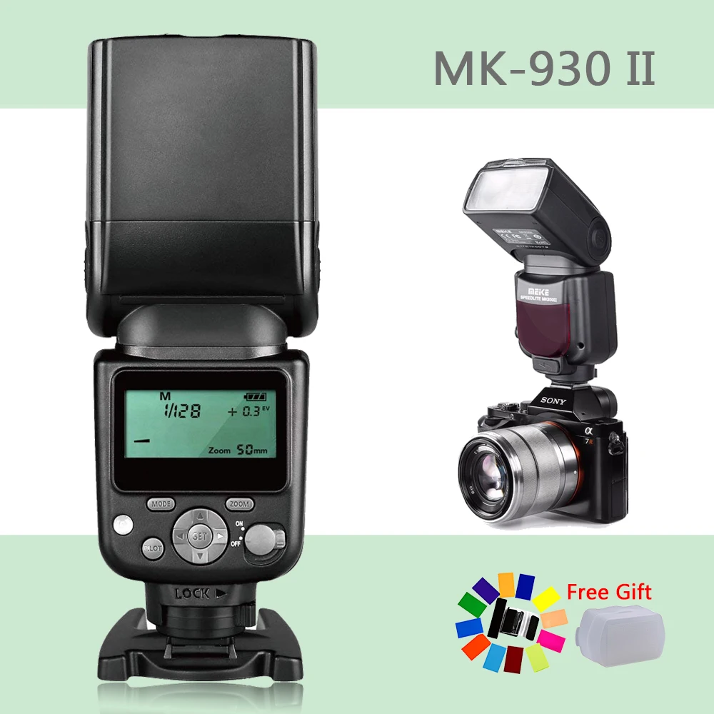 

Meike MK-930 II MK930 II Flash Light Speedlite for Nikon camera D70 D80 D300 D700 D90 D300s D7000 D3200 as yongnuo YN-560 II