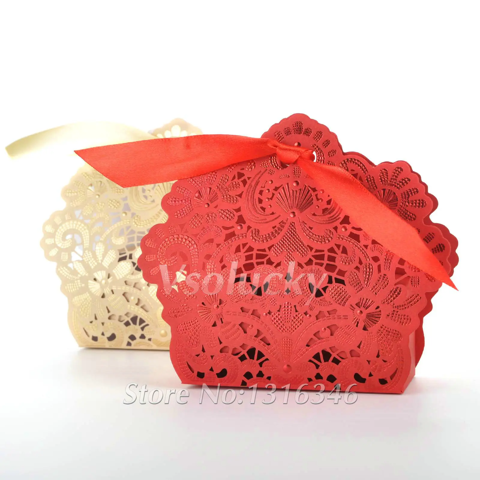 100pcs Lot Wedding Candy Box Gold Red White Laser Cut Favor 100pcs Lot Wedding Candy Box Gold Red White Laser Cut Favor Bo Casamento Favors Gifts In Gift Bags Wring Supplies From Home Garden