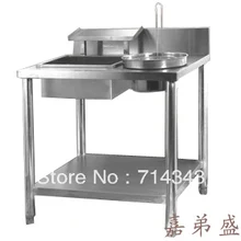 RY-GW-800 wrpping электрический стол из нержавеющей стали и простая Женская рабочая скамейка, панировке стол в западном стиле фаст-фуд KFC оборудование для жарки