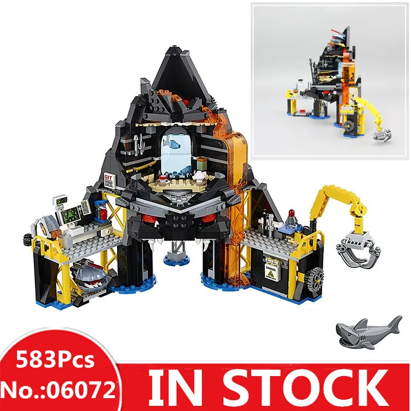 

H&HXY 06072 583Pcs Garmadon's Volcano Lair Jay Kai Cole Zane Ninjago Movie Lepin Building Blocks Toys Children Comapatible 70631