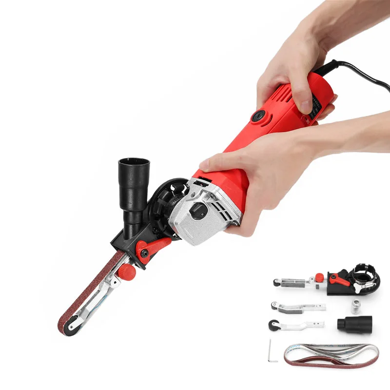 New DIY Sander Sanding Belt Adapter For 100mm 4 Inch Electric Angle Grinder For Woodworking Metalworking