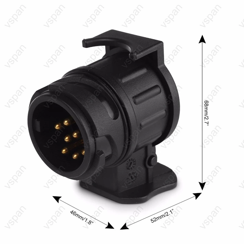 13 إلى 7 دبوس و 7 إلى 13 دبوس مقطورة الكهربائية محول شريط السحب قابس محول تحويل المقبس مقطورة قافلة الأسلاك الكهربائية