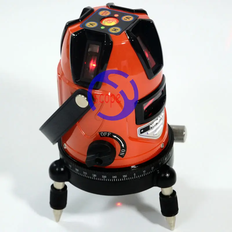 Free Shipping ! Cross ink Line Laser Level Instrument 5line 1 point